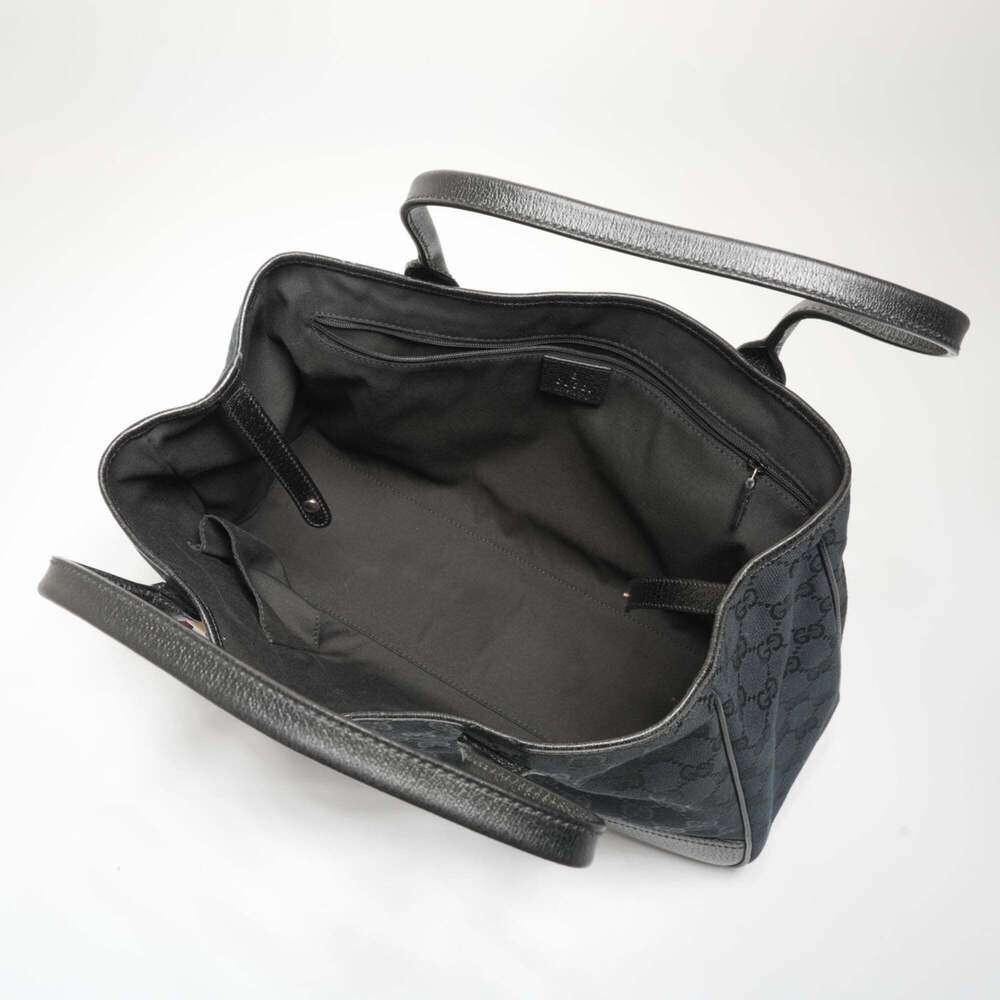 GUCCI Black Canvas Tote Bag - Picture 11 of 12